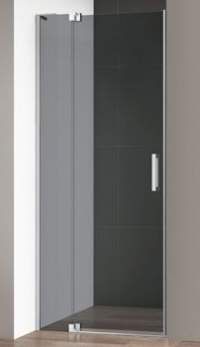 Дверь в нишу CEZARES Slider 100-110x195 стекло серое, профиль хром