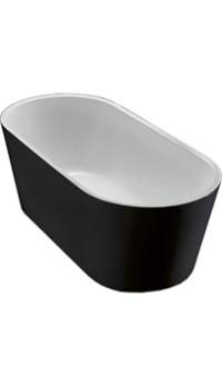 Акриловая ванна BELBAGNO BB71-1700-NERO-W0 170x80 без перелива