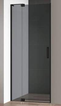 Дверь в нишу CEZARES Slider 100-110x195 стекло серое, профиль черный