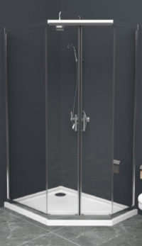 Душевое ограждение BELBAGNO Uno-195-PH-2 100х80х195